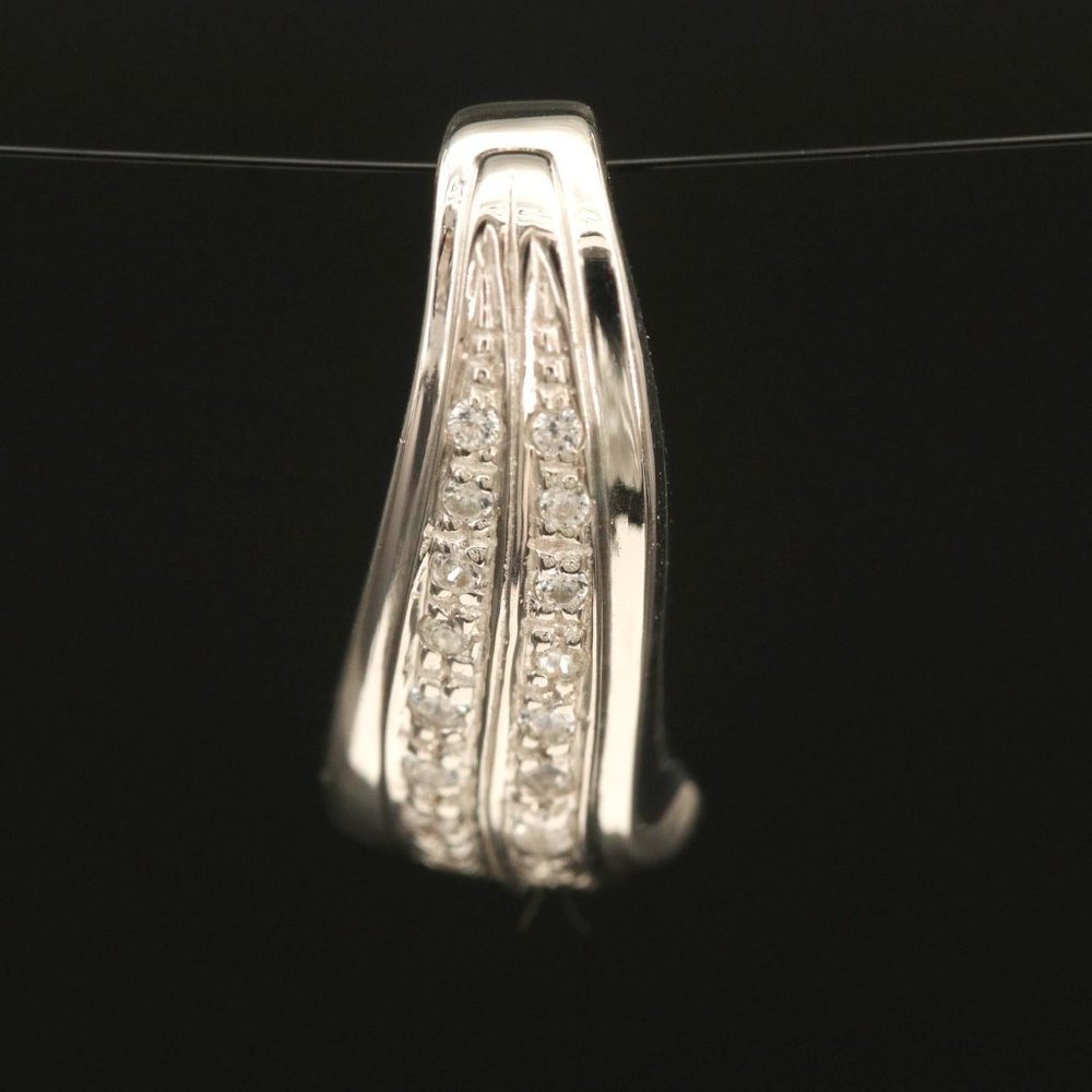 Sterling Zircon Pendant